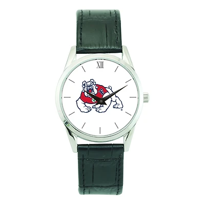 Unisex Silver Fresno State Bulldogs Stainless Steel Wristwatch