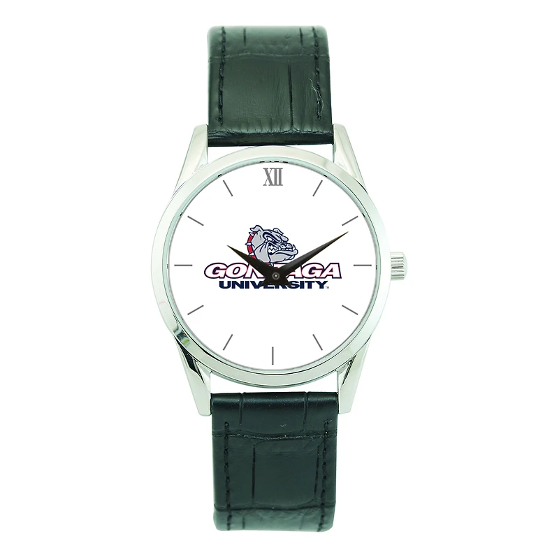 Unisex Silver Gonzaga Bulldogs Stainless Steel Wristwatch