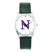 Unisex Silver Northwestern Wildcats Stainless Steel Wristwatch