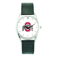 Unisex Silver Ohio State Buckeyes Stainless Steel Wristwatch