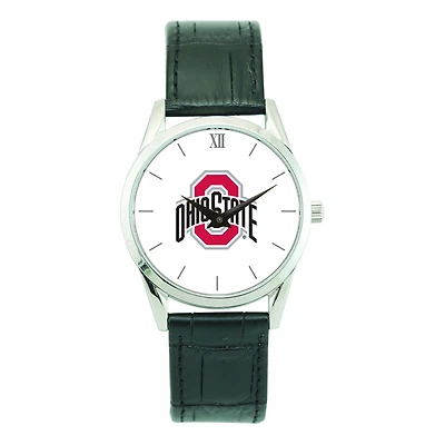 Unisex Silver Ohio State Buckeyes Stainless Steel Wristwatch