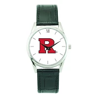Unisex Silver Rutgers Scarlet Knights Stainless Steel Wristwatch
