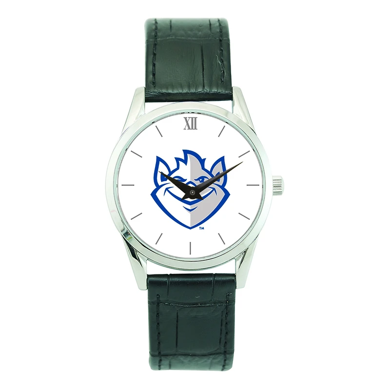 Unisex Silver Saint Louis Billikens Stainless Steel Wristwatch