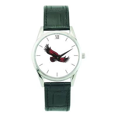 Unisex Silver Saint Joseph's Hawks Stainless Steel Wristwatch