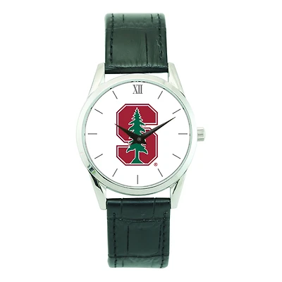 Unisex Silver Stanford Cardinal Stainless Steel Wristwatch