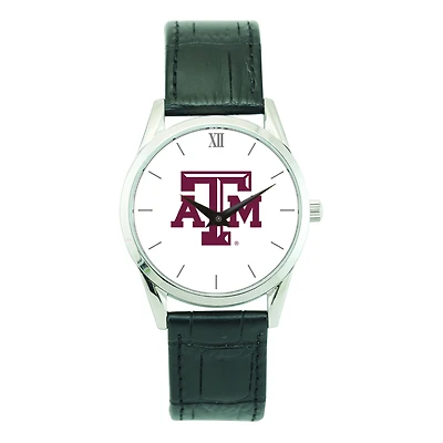 Unisex Silver Texas A&M Aggies Stainless Steel Wristwatch
