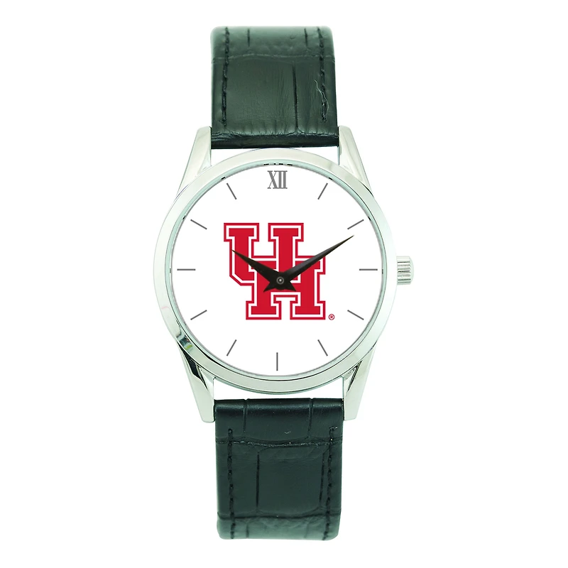 Unisex Silver Houston Cougars Stainless Steel Wristwatch