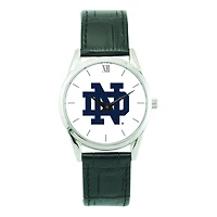 Unisex Silver Notre Dame Fighting Irish Stainless Steel Wristwatch