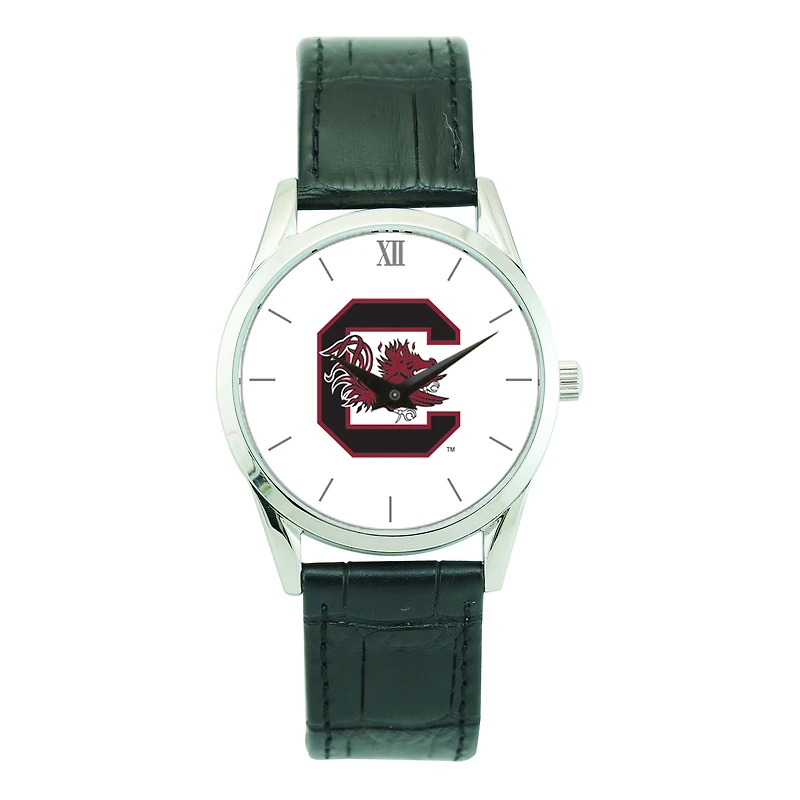 Unisex Silver South Carolina Gamecocks Stainless Steel Wristwatch