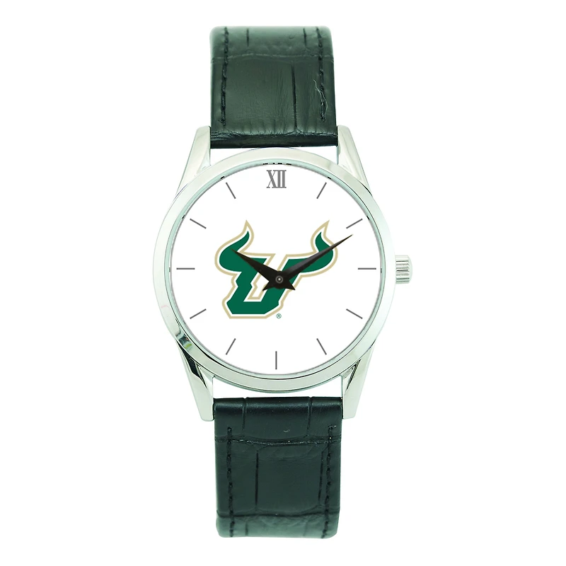 Unisex Silver South Florida Bulls Stainless Steel Wristwatch