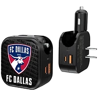 FC Dallas Text Backdrop Design USB Charger