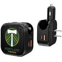Portland Timbers Text Backdrop Design USB Charger