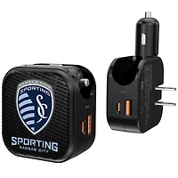 Sporting Kansas City Text Backdrop Design USB Charger