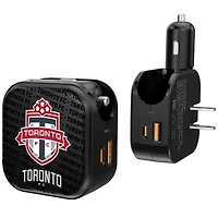 Toronto FC Text Backdrop Design USB Charger