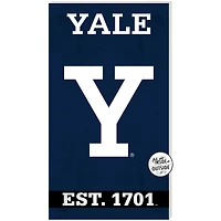 Yale Bulldogs 11" x 20" Indoor/Outdoor Home Of The Sign
