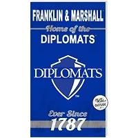 Franklin & Marshall Diplomats 11" x 20" Indoor/Outdoor Home Of The Sign