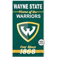 Wayne State Warriors 11" x 20" Indoor/Outdoor Home Of The Sign