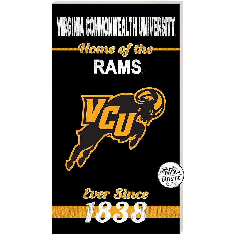 VCU Rams 11" x 20" Indoor/Outdoor Home Of The Sign
