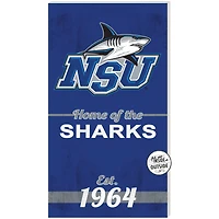 Nova Southeastern Sharks 11" x 20" Indoor/Outdoor Home Of The Sign