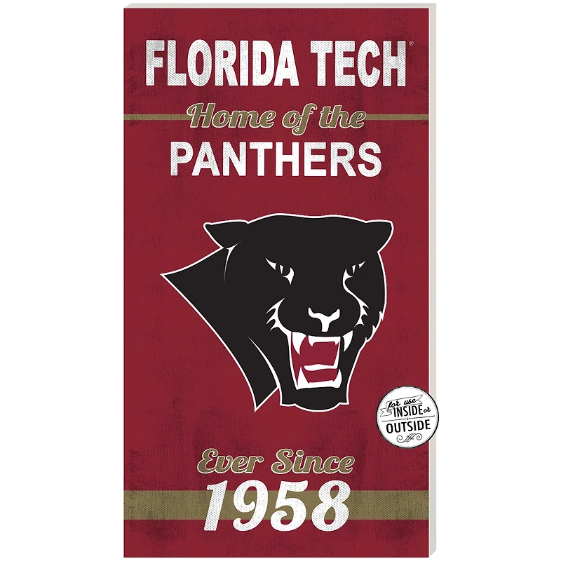 Florida Tech Panthers 11" x 20" Indoor/Outdoor Home Of The Sign