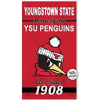 Youngstown State Penguins 11" x 20" Indoor/Outdoor Home Of The Sign