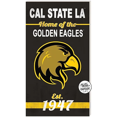 Cal State L.A. Golden Eagles 11" x 20" Indoor/Outdoor Home Of The Sign