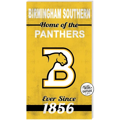 Birmingham-Southern Panthers 11" x 20" Indoor/Outdoor Home Of The Sign