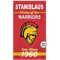 Cal State Stanislaus Warriors 11" x 20" Indoor/Outdoor Home Of The Sign
