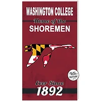 Washington College Shoremen 11" x 20" Indoor/Outdoor Home Of The Sign