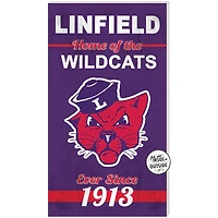 Linfield Wildcats 11" x 20" Indoor/Outdoor Home Of The Sign