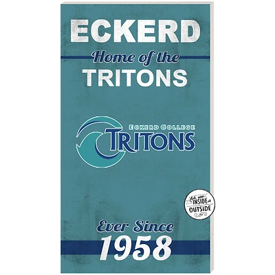 Eckerd Tritons 11" x 20" Indoor/Outdoor Home Of The Sign