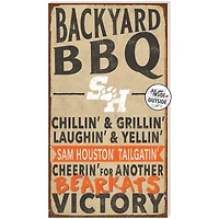 Sam Houston State Bearkats 11" x 20" Indoor/Outdoor BBQ Sign