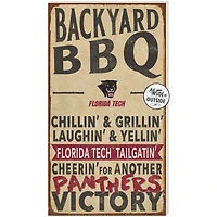 Florida Tech Panthers 11" x 20" Indoor/Outdoor BBQ Sign