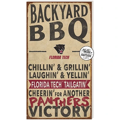 Florida Tech Panthers 11" x 20" Indoor/Outdoor BBQ Sign
