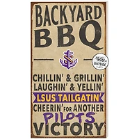 LSU Shreveport Pilots 11" x 20" Indoor/Outdoor BBQ Sign