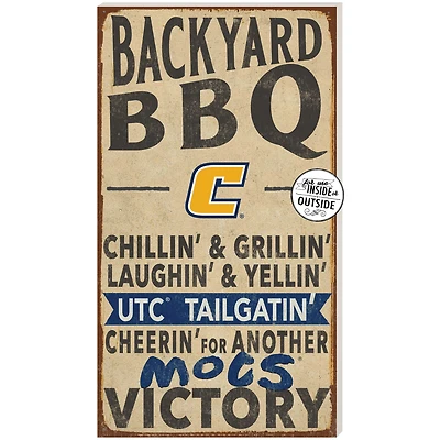 Tennessee Chattanooga Mocs 11" x 20" Indoor/Outdoor BBQ Sign