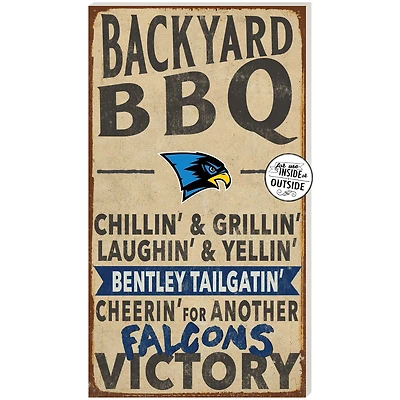 Bentley Falcons 11" x 20" Indoor/Outdoor BBQ Sign