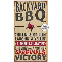 St. John Fisher Cardinals 11" x 20" Indoor/Outdoor BBQ Sign