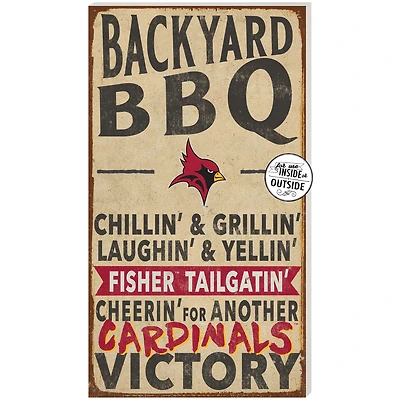 St. John Fisher Cardinals 11" x 20" Indoor/Outdoor BBQ Sign