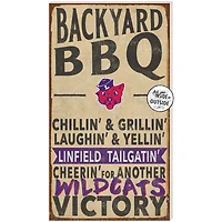 Linfield Wildcats 11" x 20" Indoor/Outdoor BBQ Sign