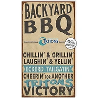 Eckerd Tritons 11" x 20" Indoor/Outdoor BBQ Sign