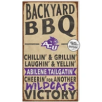 Abilene Christian University Wildcats 11" x 20" Indoor/Outdoor BBQ Sign