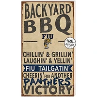FIU Panthers 11" x 20" Indoor/Outdoor BBQ Sign