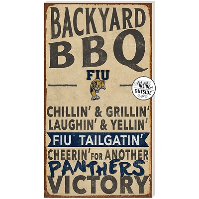 FIU Panthers 11" x 20" Indoor/Outdoor BBQ Sign