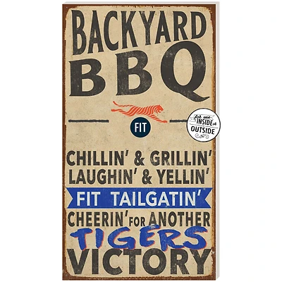 SUNY Fashion Institute of Technology Tigers 11" x 20" Indoor/Outdoor BBQ Sign