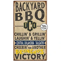 Central Oklahoma Bronchos 11" x 20" Indoor/Outdoor BBQ Sign