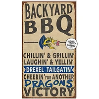 Drexel Dragons 11" x 20" Indoor/Outdoor BBQ Sign