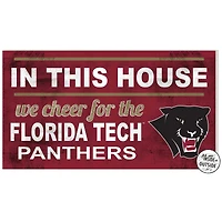 Florida Tech Panthers 11" x 20" Indoor/Outdoor In This House Sign