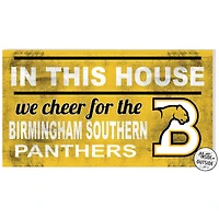 Birmingham-Southern Panthers 11" x 20" Indoor/Outdoor In This House Sign
