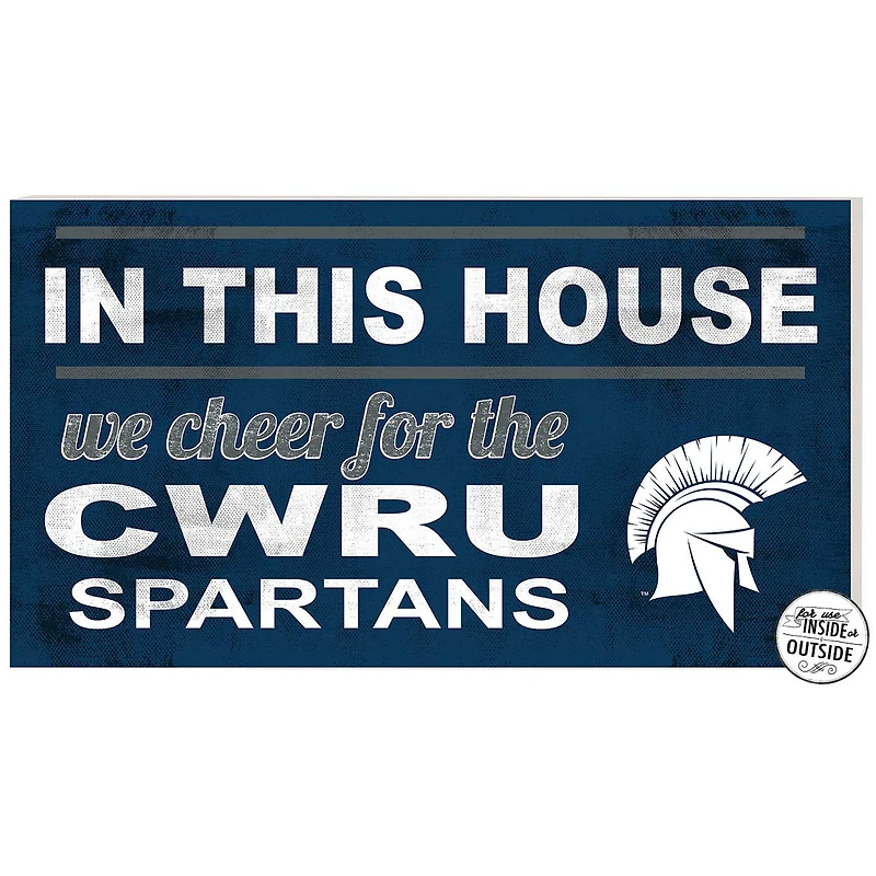 Case Western Reserve University 11" x 20" Indoor/Outdoor In This House Sign